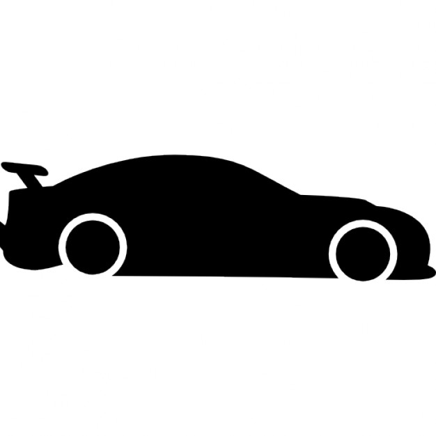 Racing Car Silhouette PNG