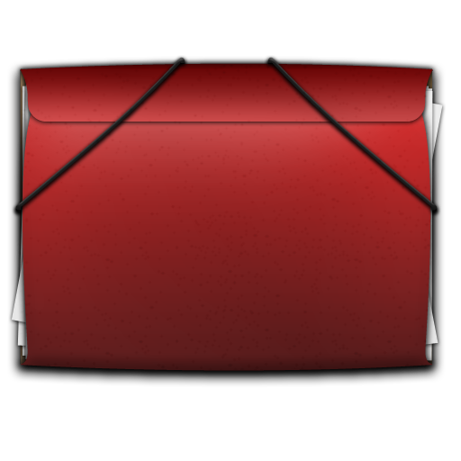 Red File Folder Icon