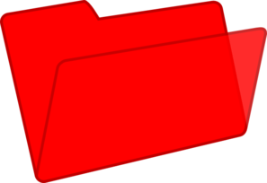Red Folder Clip Art