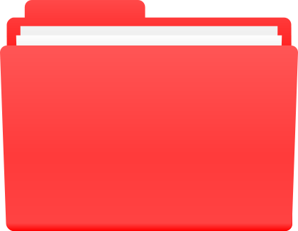 red closed and opened folder icon png