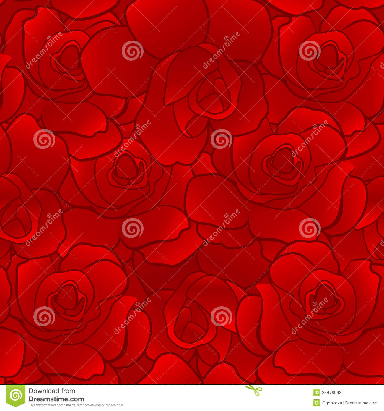 Red Rose Pattern