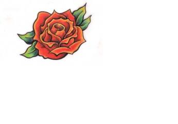 Red Rose Tattoo Designs