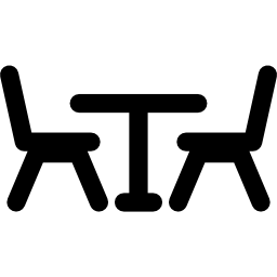 Restaurant Table and Chairs Icon