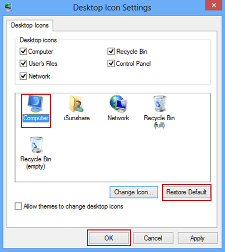 8 Restore My Desktop Icons Images