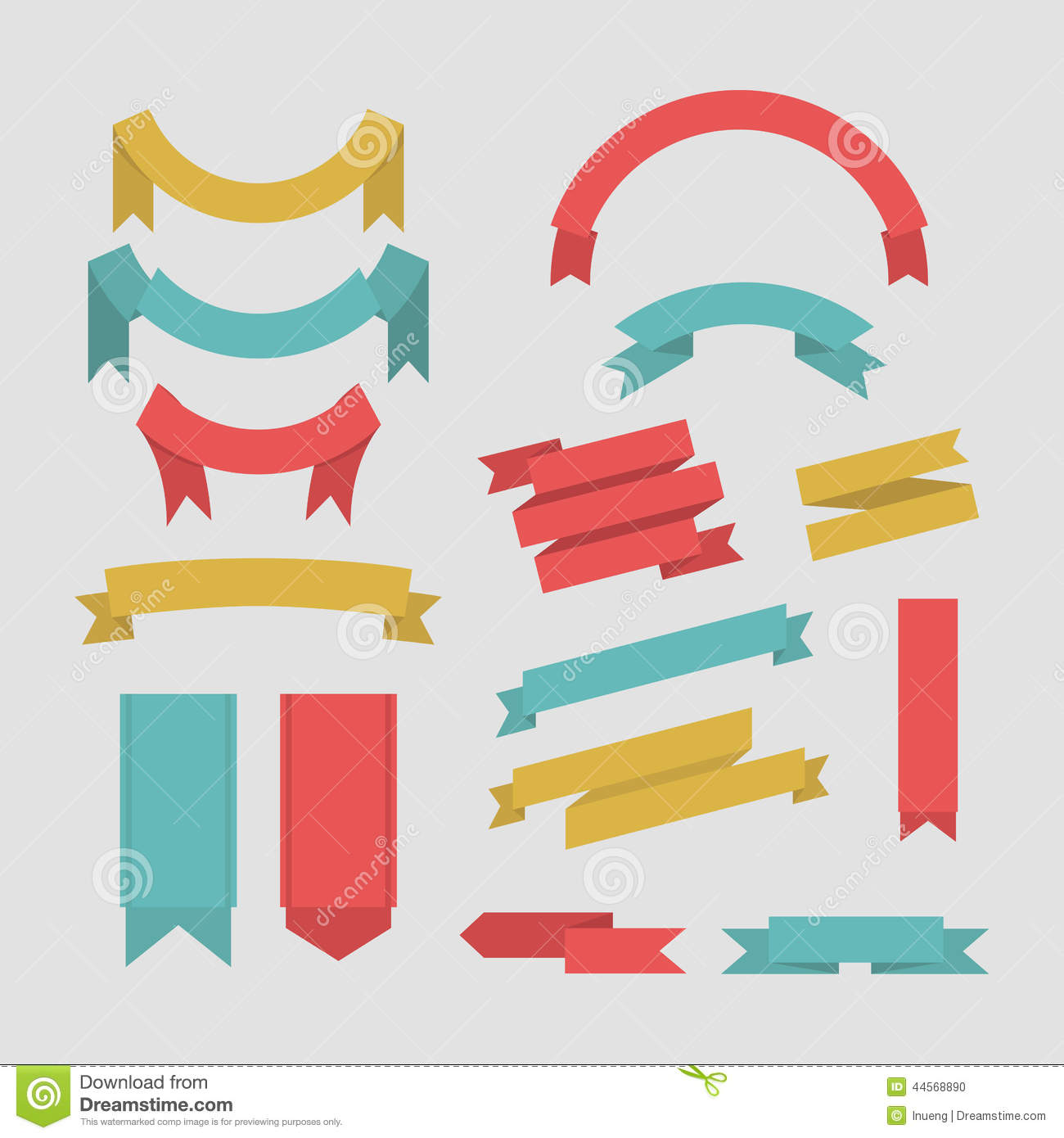 Ribbon Banner Vector