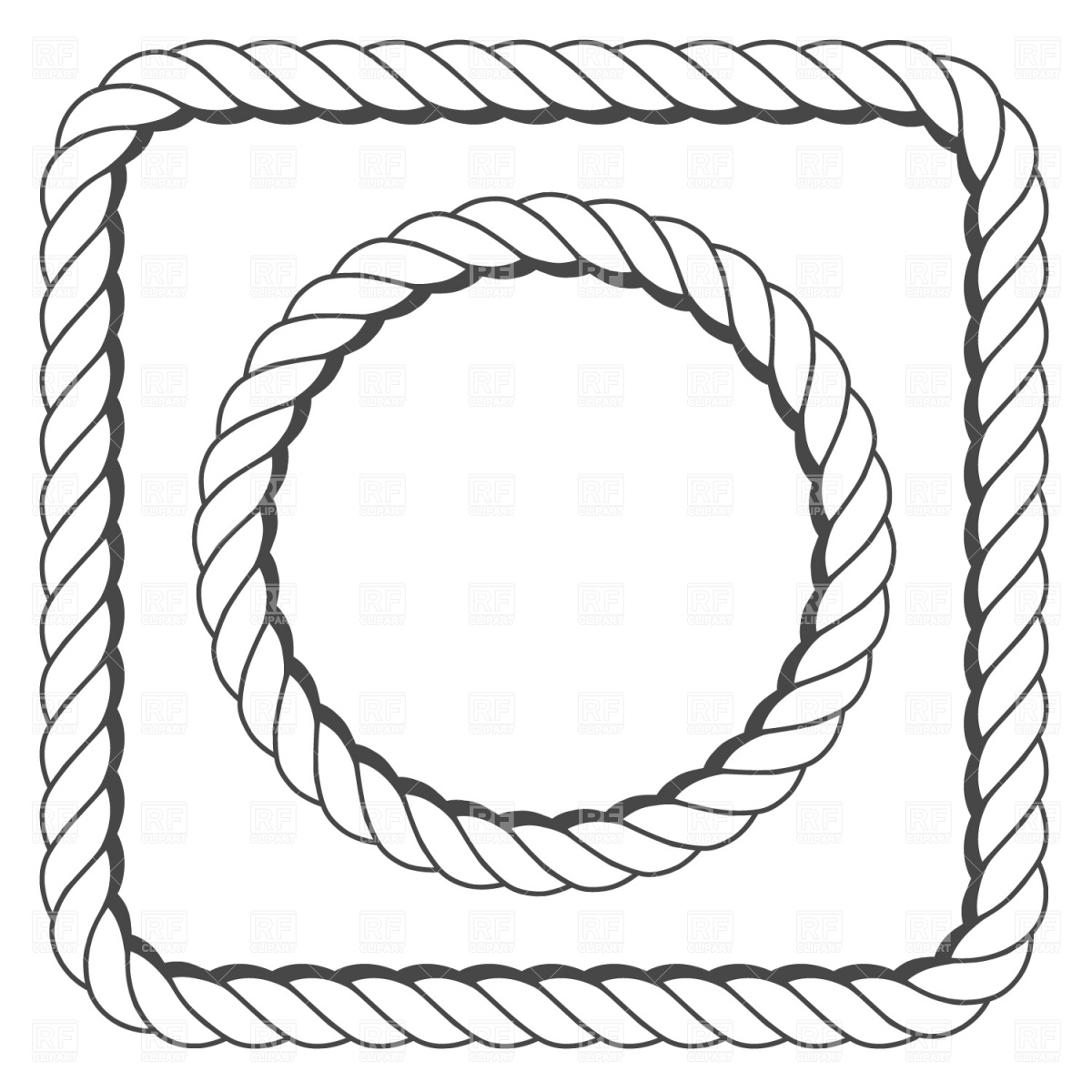 clipart rope border circle - photo #19