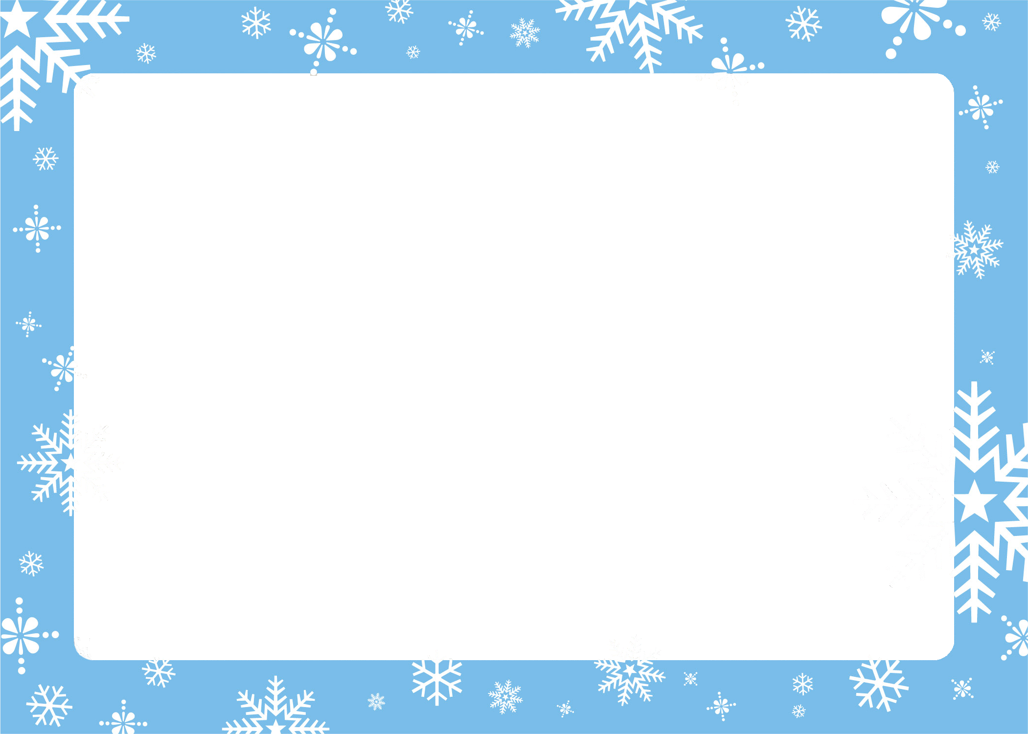 Simple Christmas Card Border Simple Christmas Card Border