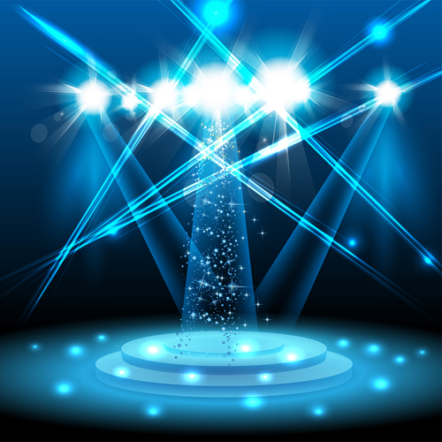 Spotlight Stage Vector Free