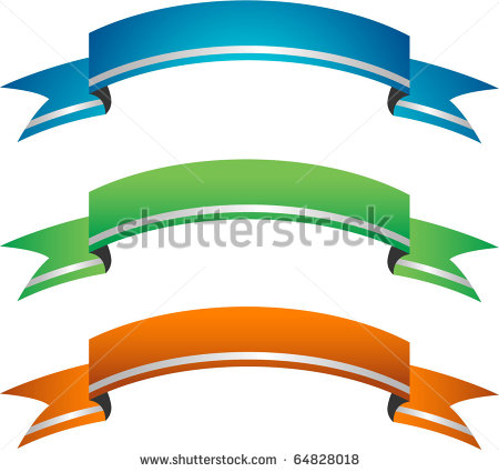 Stock Vector Banners Ribbons