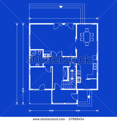 Stock Vector Blueprint