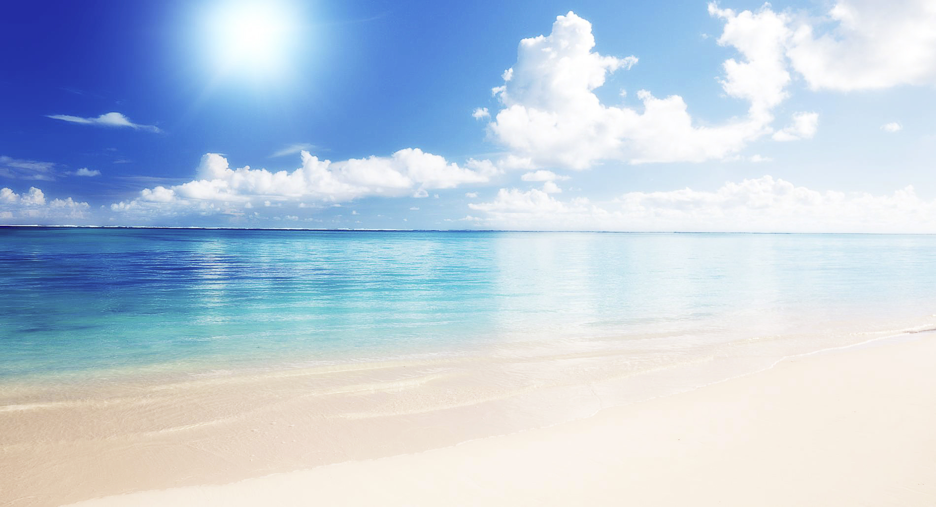 Sun and Sand Beaches Background