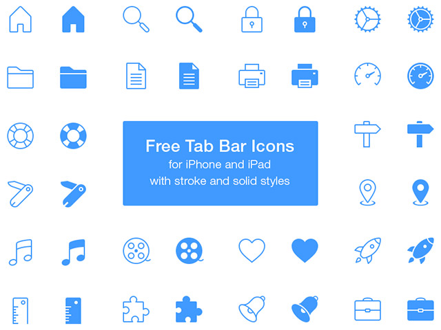 Tab Bar Icons Free