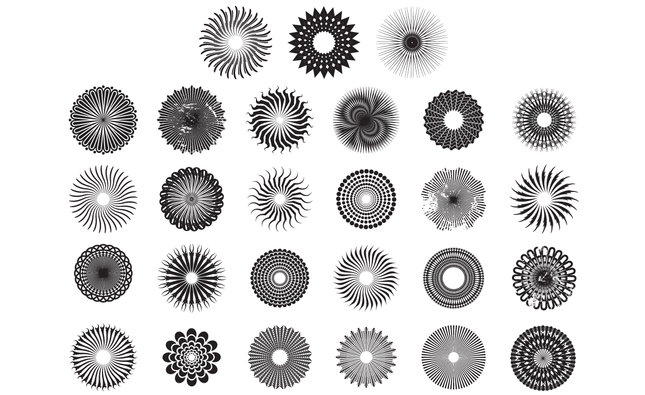 12 Vector Circle Pattern Images