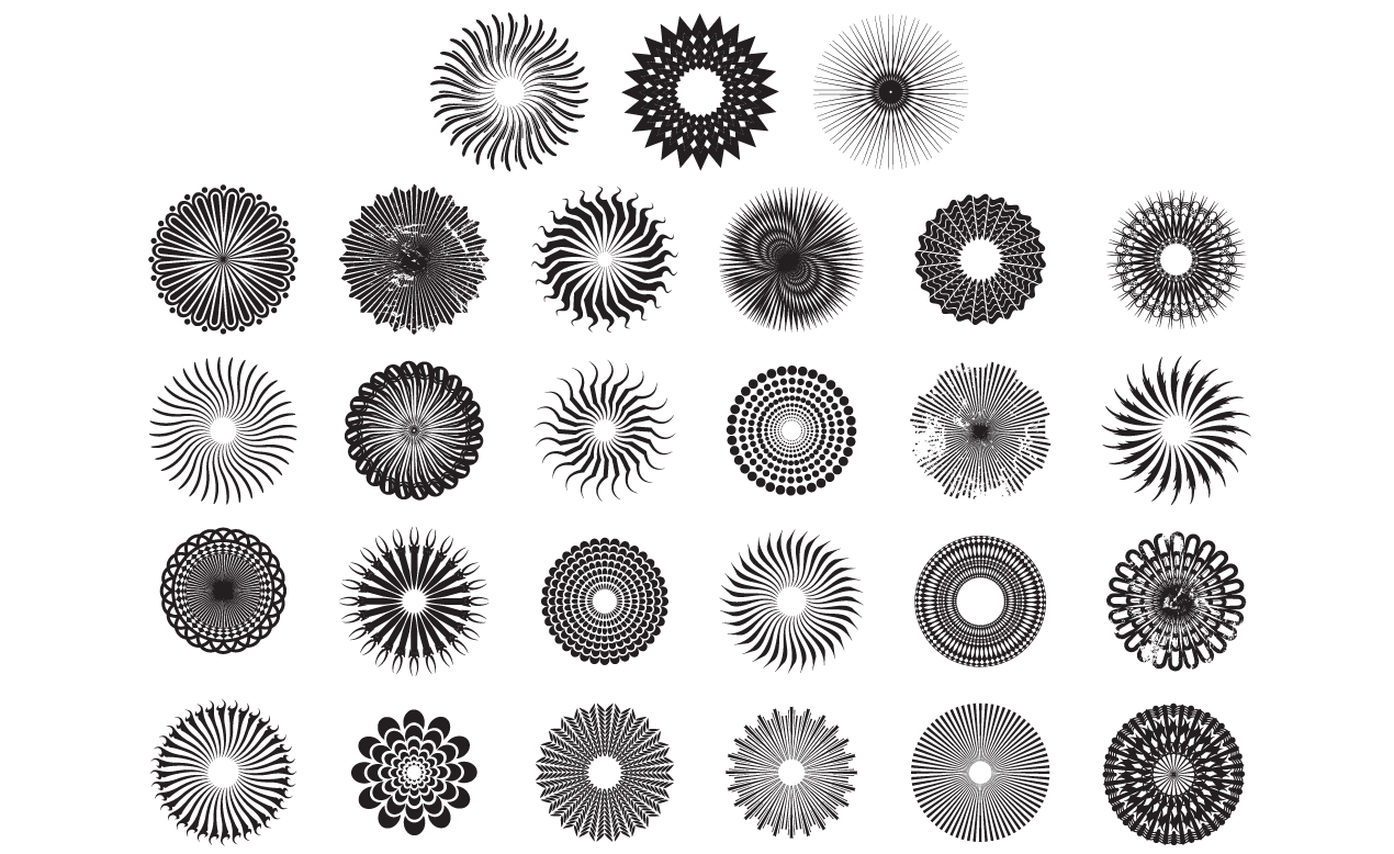 12 Photos of Vector Circle Pattern