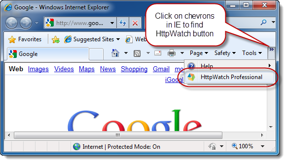 Tools Button Internet Explorer Toolbar