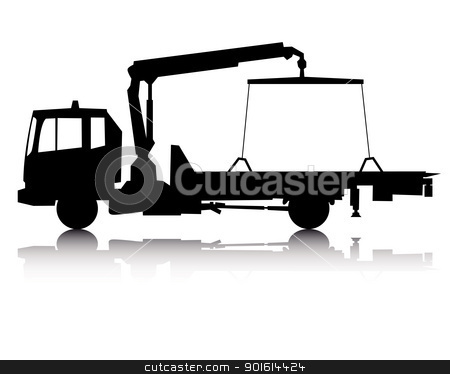 Tow Truck Silhouette
