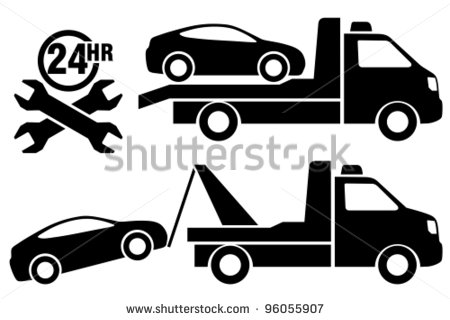 Tow Truck Towing Car Clip Art