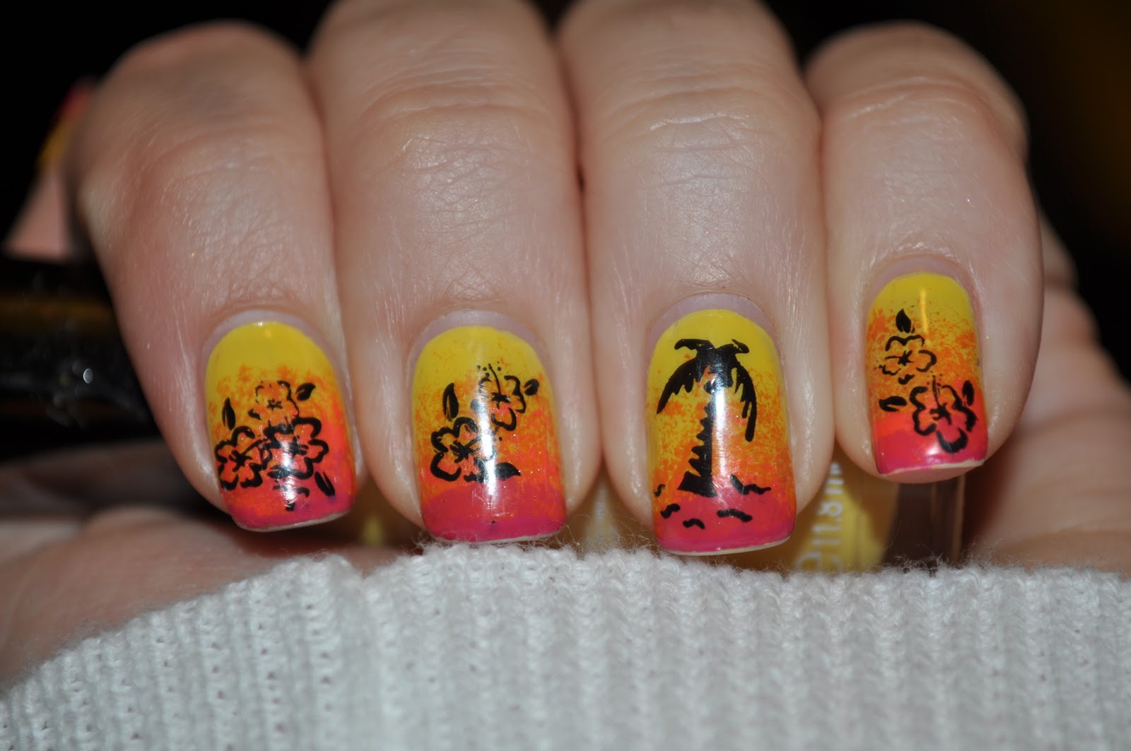 Tropical Nail Art Designs