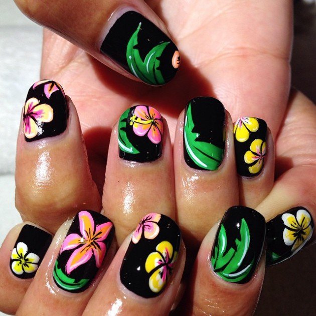 Tropical Nail Design