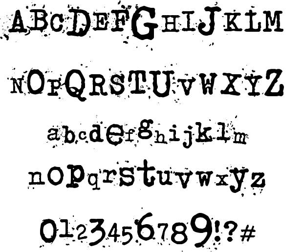 Typewriter Font