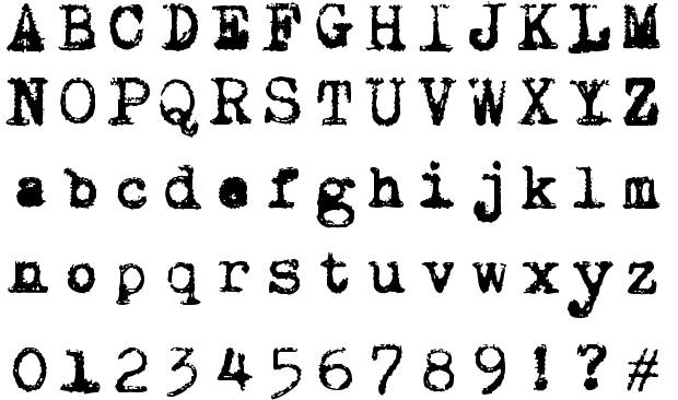 Typewriter Font