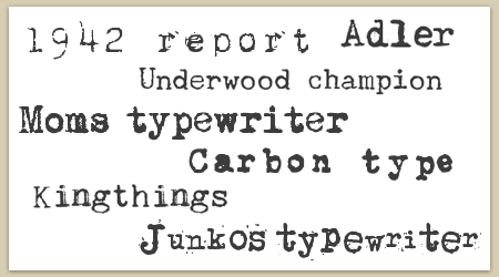 Typewriter Fonts Free
