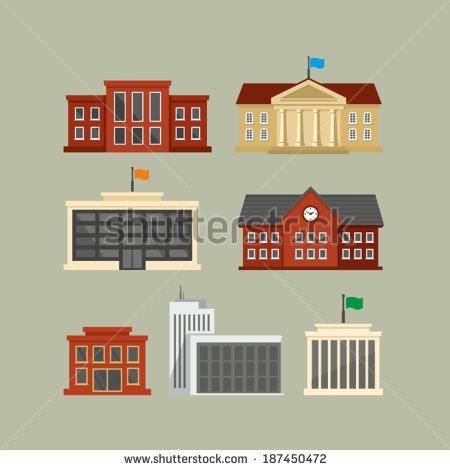 University Icon Vector Art