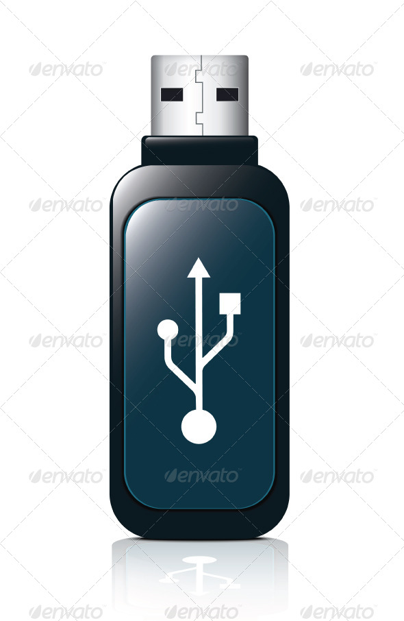 USB Flash Drive Icon USB Flash Drive Icon