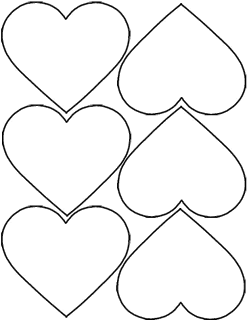 Valentine Heart Template to Print Valentine Heart Template to Print