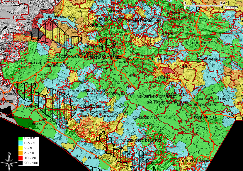 Vector and Raster Map