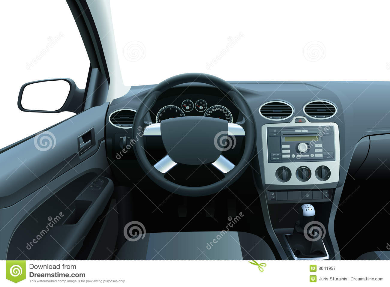 Vector Car Interior