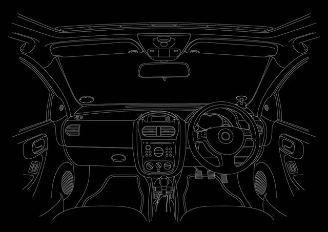 Vector Car Interior