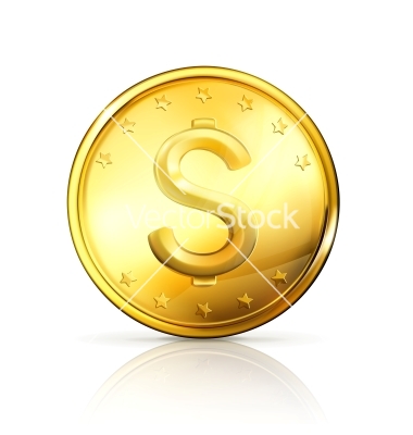 Vector Gold Coin