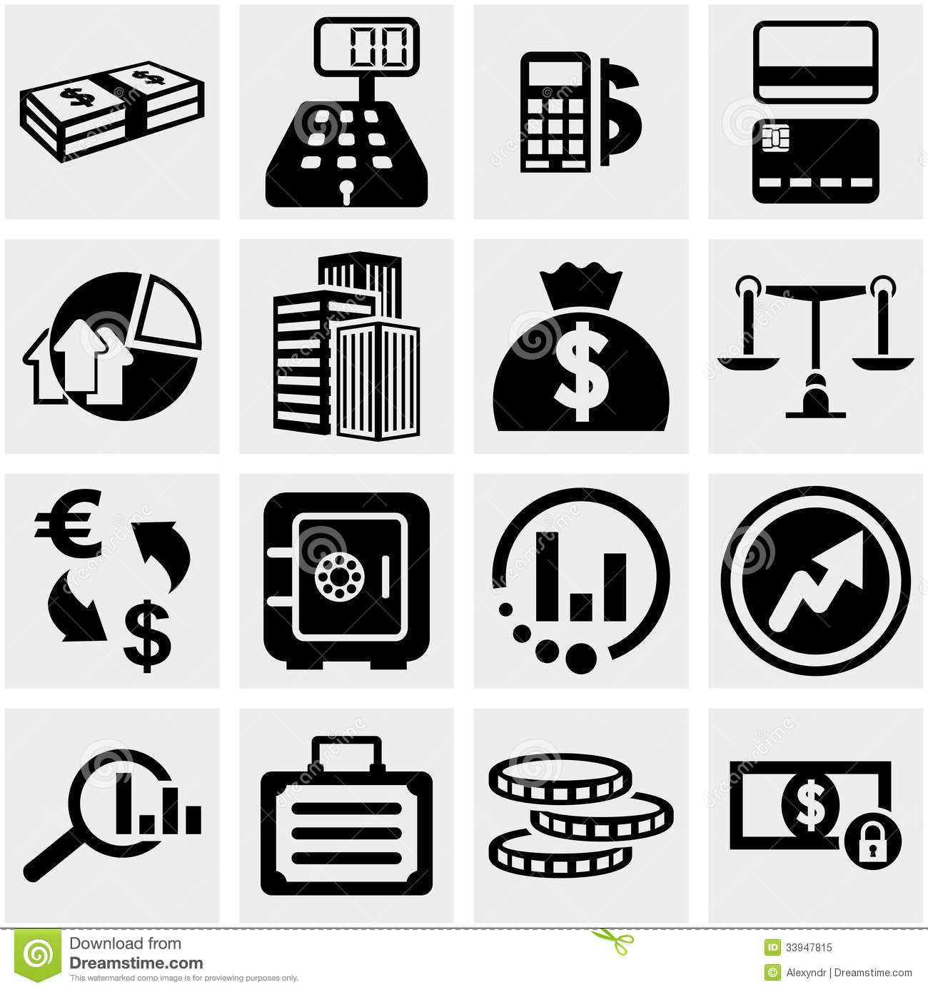 Vector Icons Business Finance