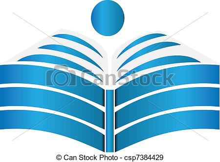 Vector Open Book Clip Art Vector Open Book Clip Art