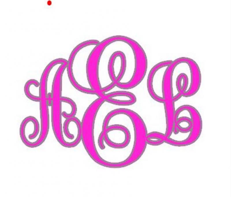Vine Monogram Font for Cricut Vine Monogram Font for Cricut