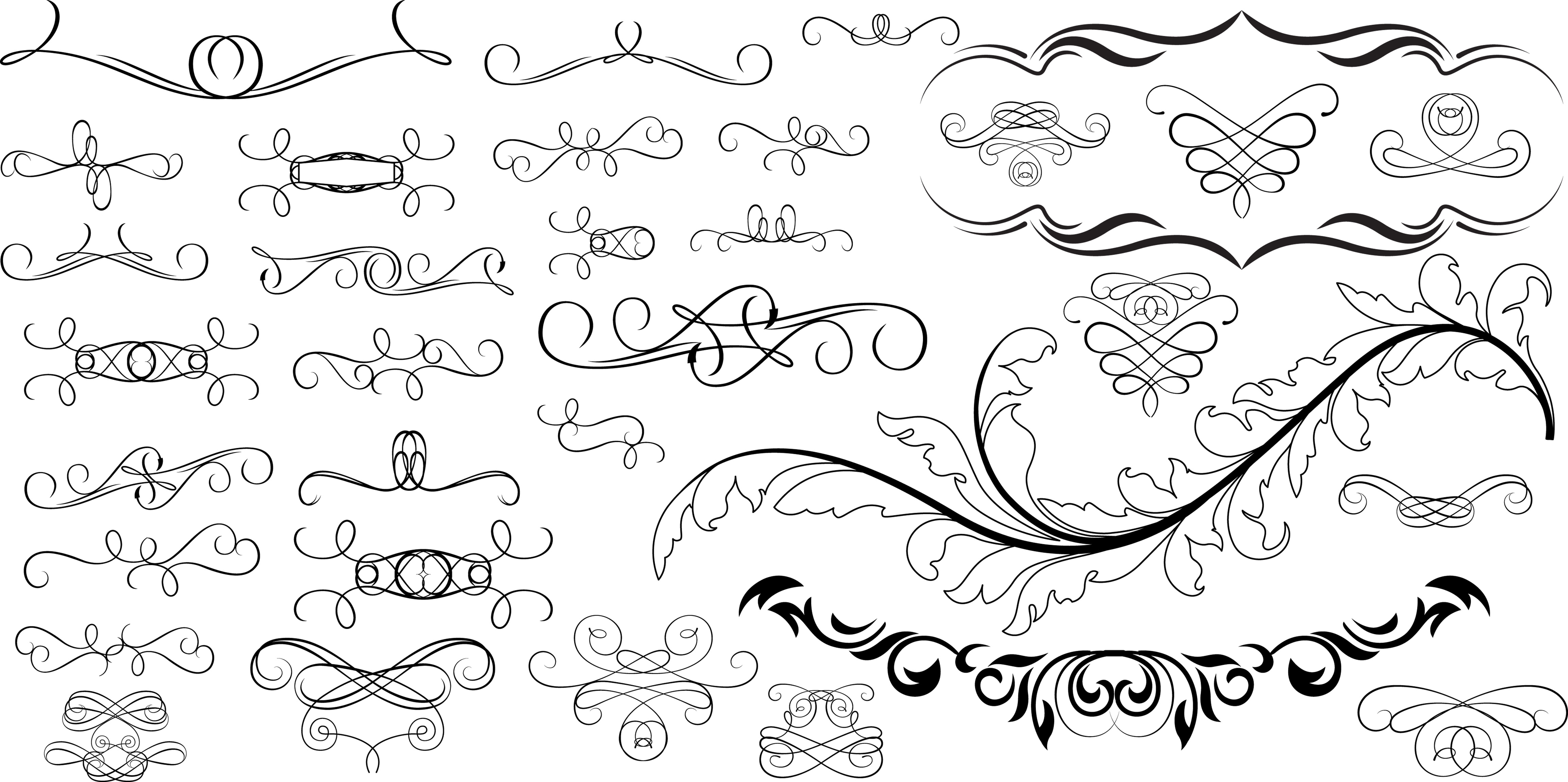 free clip art vintage swirls - photo #15