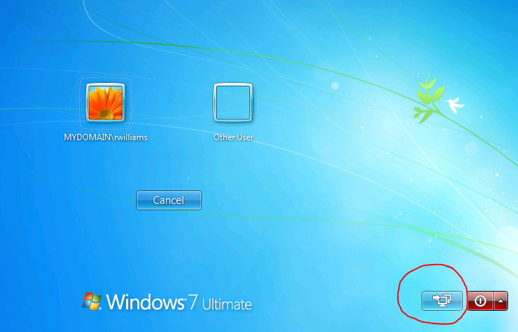 VPN Windows 7 Login Screen VPN Windows 7 Login Screen