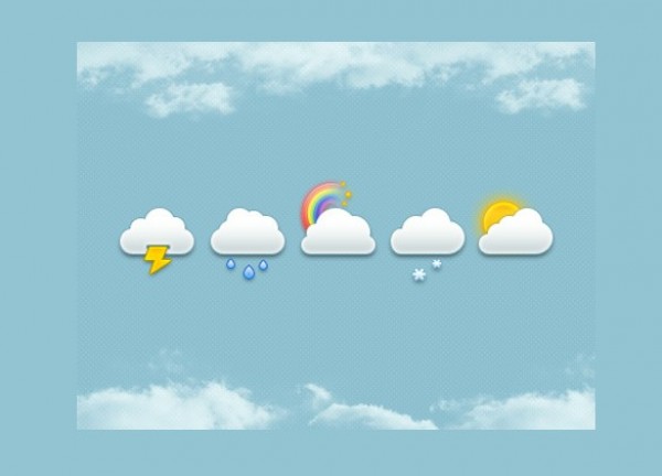 Weather Clouds Icons