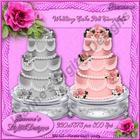 Wedding Cake Design Template