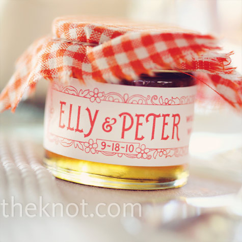 Wedding Favor Jam Jar Label Ideas