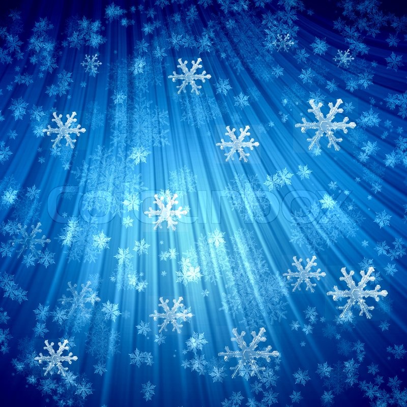White Winter Snowflake Background