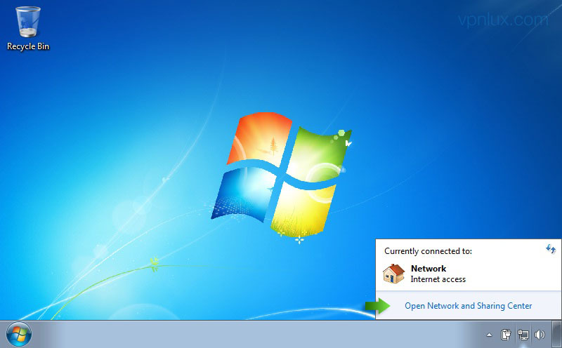 Windows 7 System Tray Network Icon