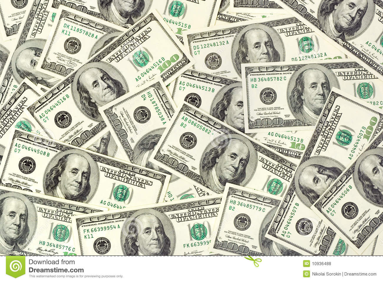 Abstract Money Background