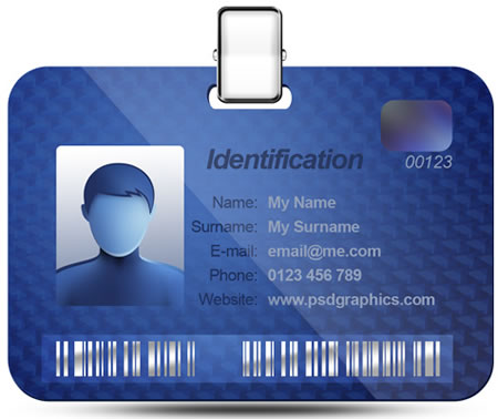 16 ID Card Template Photoshop Images