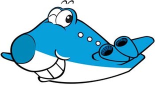 Airplane Cartoon Clip Art