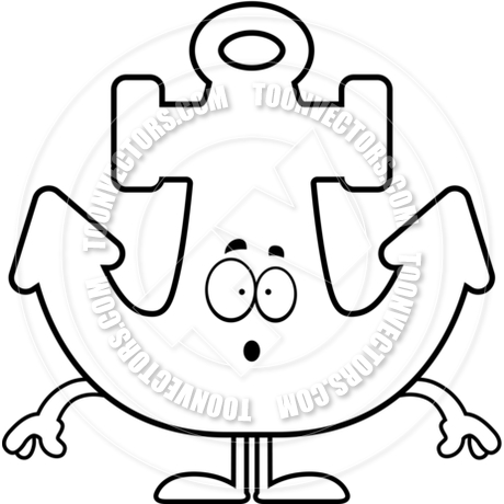 Anchor Clip Art Black and White