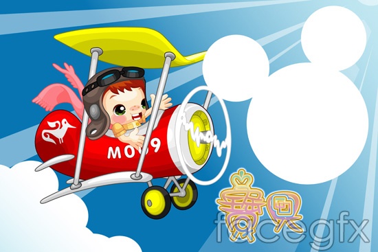 Baby Airplane Cartoon