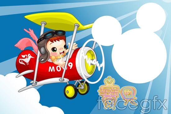 Baby Airplane Cartoon Baby Airplane Cartoon