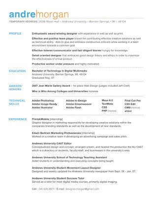 Best Graphic Designer Resume